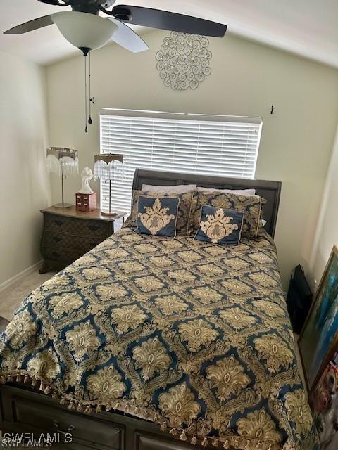 1280 Henley St Unit 1601, Naples, FL 34105 - carpeted bedroom with baseboards and a ceiling fan