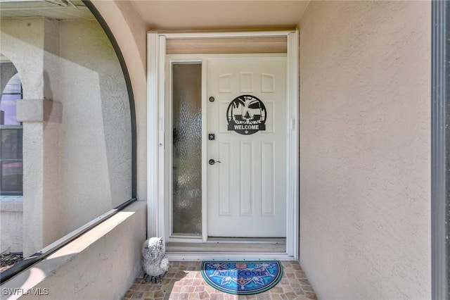 423 SE 17th St, Cape Coral, FL 33990 - entrance to property with stucco siding