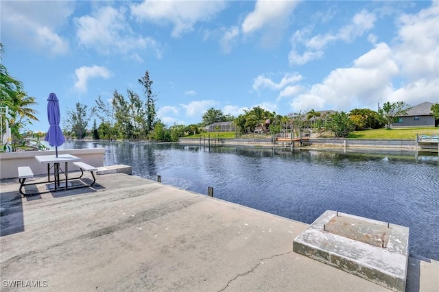 423 SE 17th St, Cape Coral, FL 33990 - dock area with a water view