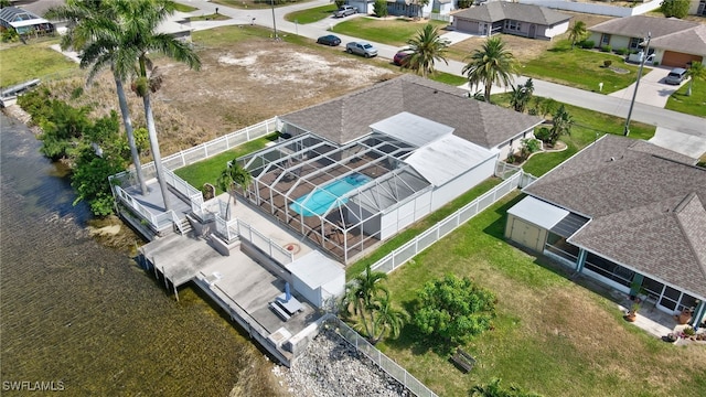 423 SE 17th St, Cape Coral, FL 33990 - bird's eye view with a residential view