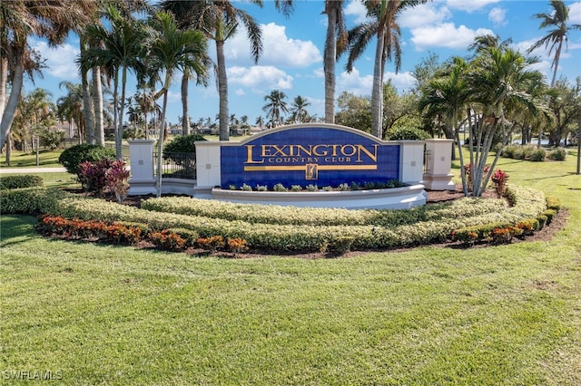 9150 Southmont Cv Unit 203, Fort Myers, FL 33908 - community sign with a yard