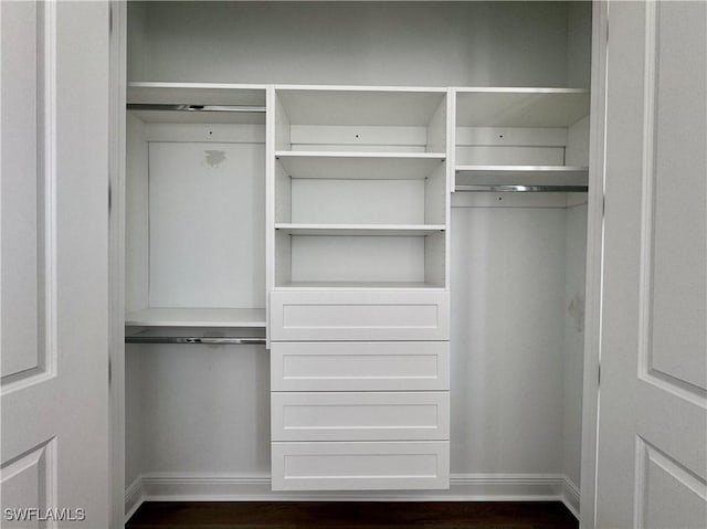 view of closet