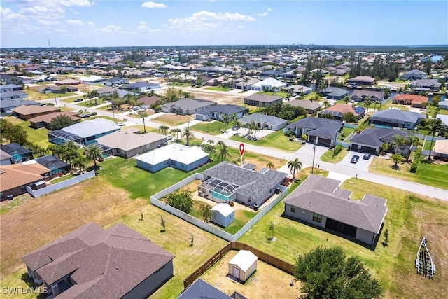 3801 SW 1st Ln, Cape Coral, FL 33991 - bird's eye view with a residential view