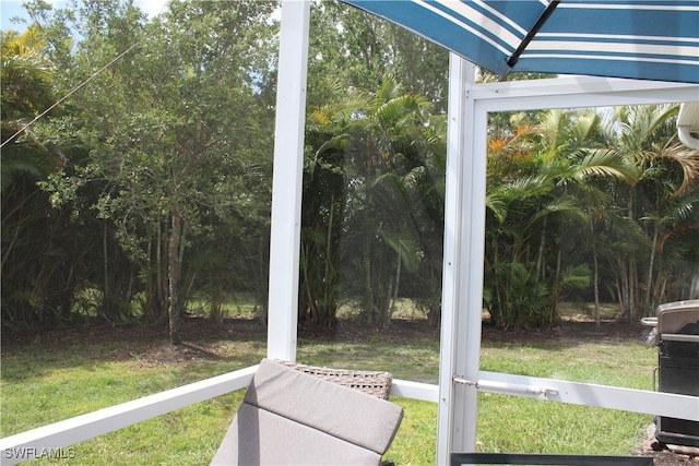 14768 Cranberry Ct, Naples, FL 34114 - view of unfurnished sunroom