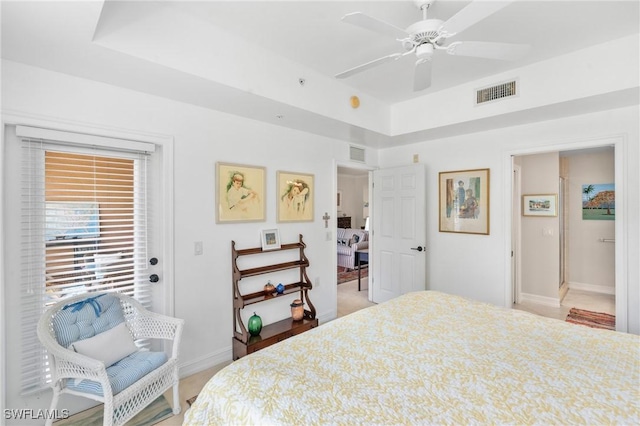 10520 Amiata Way Unit 104, Fort Myers, FL 33913 - bedroom featuring light carpet and a ceiling fan