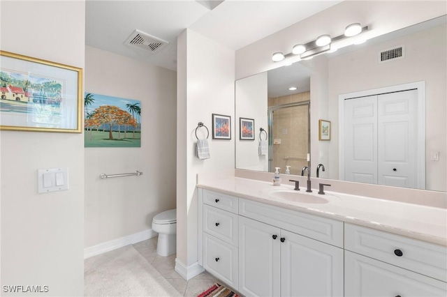 10520 Amiata Way Unit 104, Fort Myers, FL 33913 - full bathroom with vanity, tiled shower, and tile patterned floors