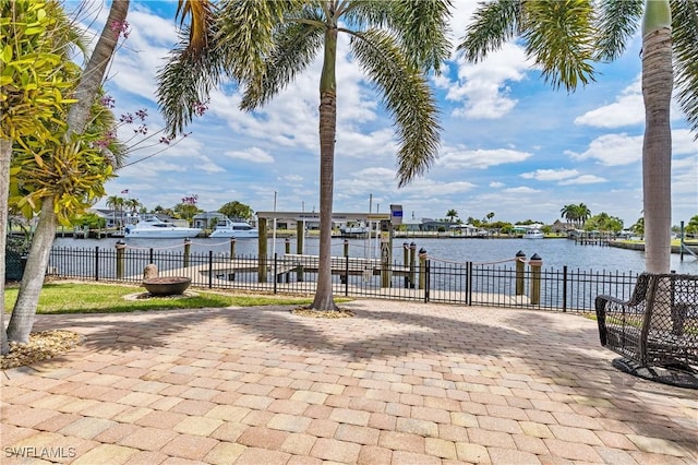 2020 Aruba Ave, Fort Myers, FL 33905 - dock area featuring a water view