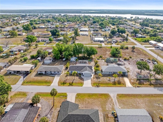 aerial view featuring a residential view