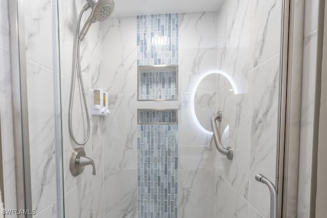 10 Tampa Pl Unit 401, Marco Island, FL 34145 - full bathroom with a marble finish shower