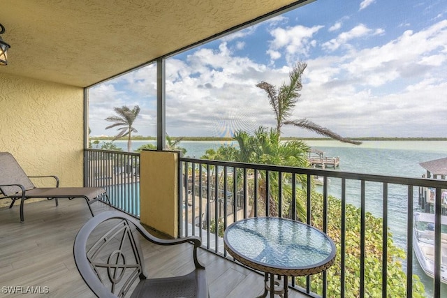 10 Tampa Pl Unit 401, Marco Island, FL 34145 - balcony featuring a water view