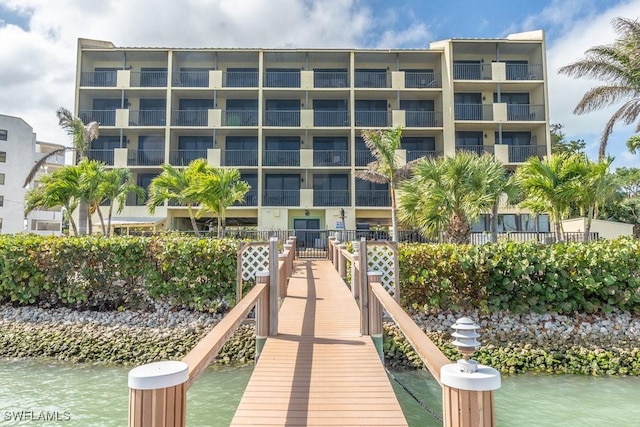 10 Tampa Pl Unit 401, Marco Island, FL 34145 - dock area with a water view