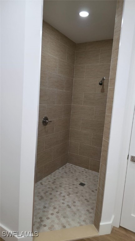 5005 Eifel Ln, Labelle, FL 33935 - full bath featuring a stall shower and recessed lighting