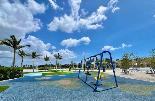 view of property's community with playground community