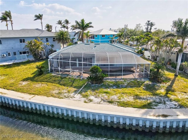11915 Island Ave, Matlacha, FL 33993 - birds eye view of property with a water view