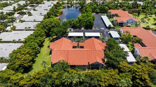 9648 Windsor Gardens Ln Unit 104, Fort Myers, FL 33919 - aerial perspective of suburban area with a nearby body of water