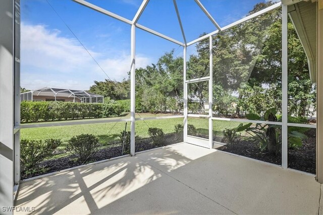 2457 Sutherland Ct, Cape Coral, FL 33991 - view of unfurnished sunroom