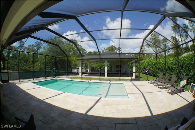 3393 21st Ave SW, Naples, FL 34117 - pool featuring a patio and a lanai