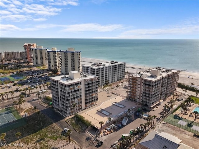 7148 Estero Blvd Unit 423, Fort Myers Beach, FL 33931 - bird's eye view featuring a water view and a view of city