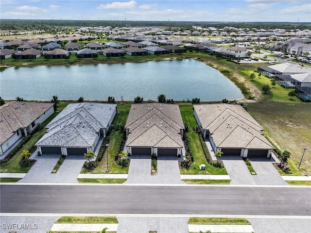 14009 Hunter Oak Dr, Fort Myers, FL 33913 - drone / aerial view with a water view and a residential view