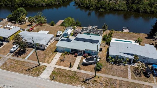 4238 Gardner Dr, Port Charlotte, FL 33952 - drone / aerial view with a water view