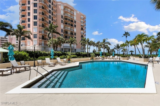 520 S Collier Blvd Unit 706, Marco Island, FL 34145 - community pool with a patio area