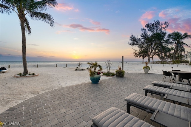 26628 Hickory Blvd, Bonita Springs, FL 34134 - view of patio featuring view of water and beach