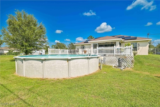 pool featuring a lawn