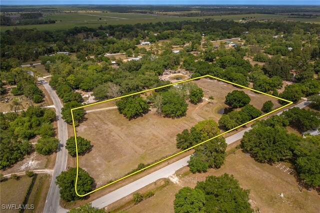 310 Trader Rd, Fort Denaud, FL 33935 - birds eye view of property featuring a rural view