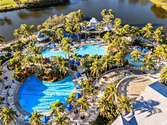 3260 Miyagi Ln, Naples, FL 34114 - bird's eye view with a water view