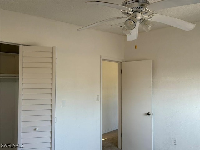 1308 Brookhill Dr, Fort Myers, FL 33916 - unfurnished bedroom with a closet and a ceiling fan
