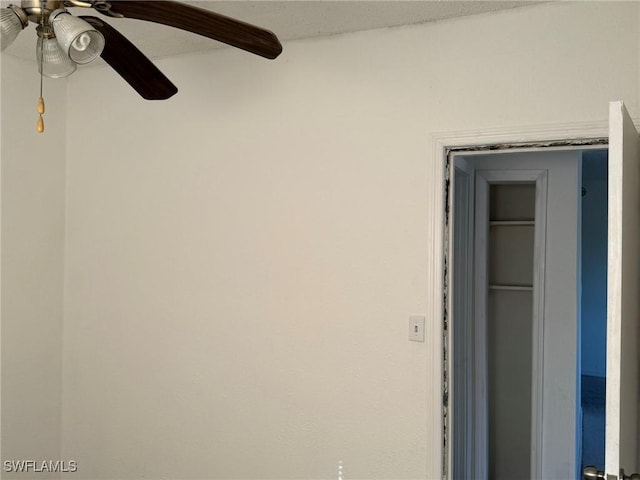 1308 Brookhill Dr, Fort Myers, FL 33916 - unfurnished bedroom featuring a ceiling fan
