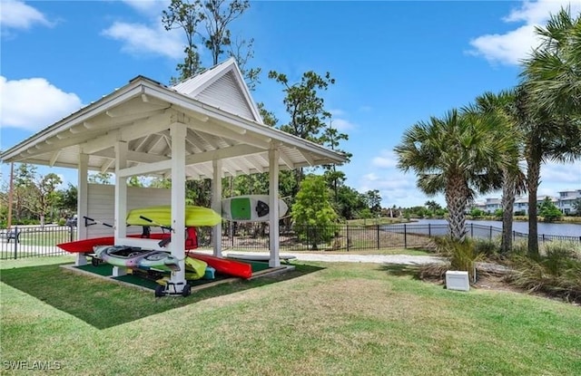 6933 Saona Ct, Naples, FL 34113 - view of yard featuring fence