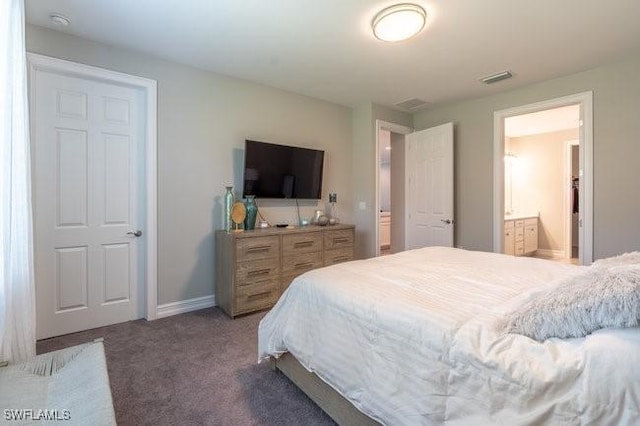 14566 Tropical Dr, Naples, FL 34114 - bedroom featuring carpet flooring, baseboards, and visible vents