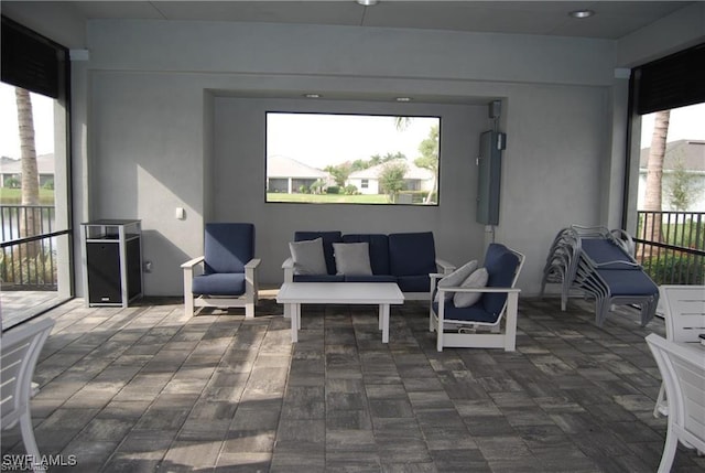 3657 Crimson Ln, Fort Myers, FL 33916 - view of patio / terrace featuring an outdoor hangout area