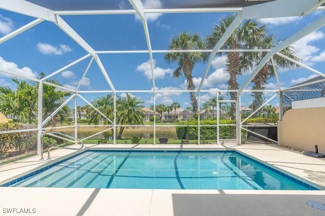 7857 Umberto Ct, Naples, FL 34114 - pool featuring a lanai and a patio area