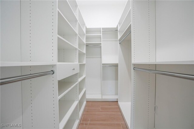 3384 Canal St, Naples, FL 34112 - walk in closet with light wood-style flooring
