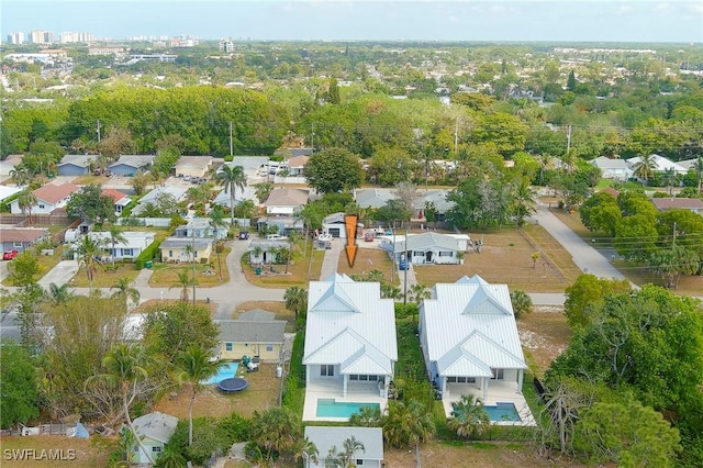 1134 Trail Terrace Dr, Naples, FL 34103 - bird's eye view featuring a residential view
