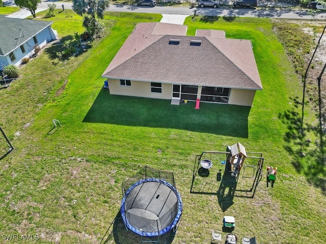 drone / aerial view