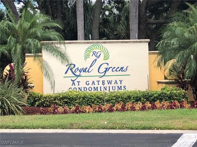 11510 Villa Grand Unit 418, Fort Myers, FL 33913 - view of community sign