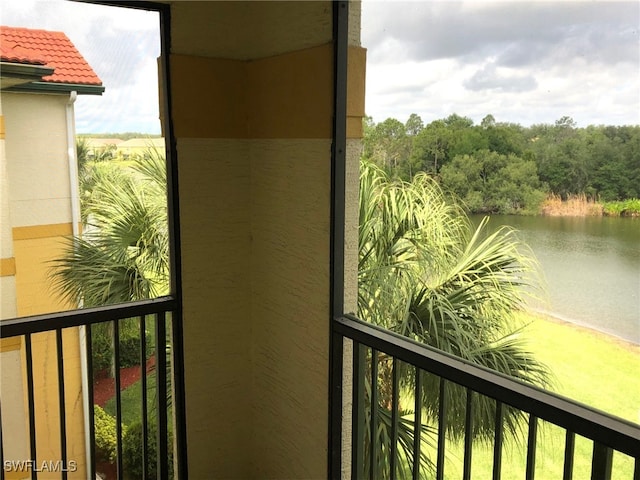 11510 Villa Grand Unit 418, Fort Myers, FL 33913 - balcony with a water view