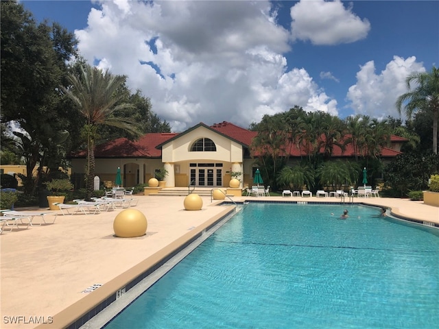 11510 Villa Grand Unit 418, Fort Myers, FL 33913 - pool with a patio area and french doors
