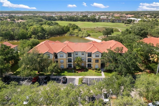 11520 Villa Grand Unit 1018, Fort Myers, FL 33913 - aerial view featuring a water view and golf course view