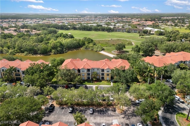 11520 Villa Grand Unit 1018, Fort Myers, FL 33913 - bird's eye view featuring a water view and golf course view
