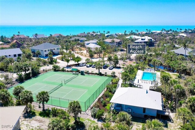 984 Black Skimmer Way, Sanibel, FL 33957 - birds eye view of property with a water view