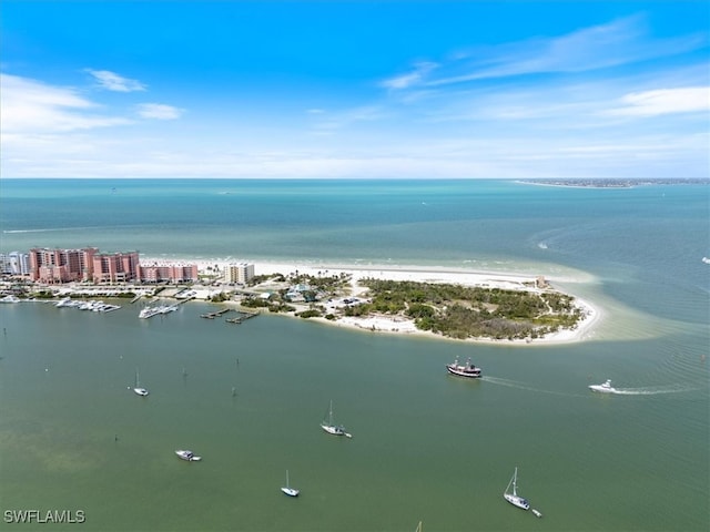 100 Estero Blvd Unit 633, Fort Myers Beach, FL 33931 - drone / aerial view of a nearby body of water