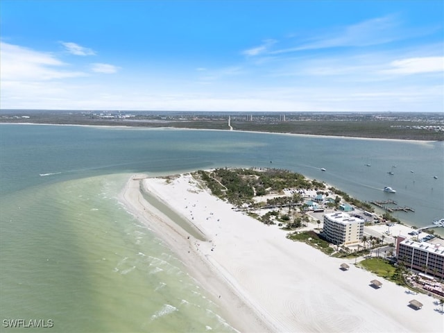 100 Estero Blvd Unit 633, Fort Myers Beach, FL 33931 - aerial view of waterfront with a beach