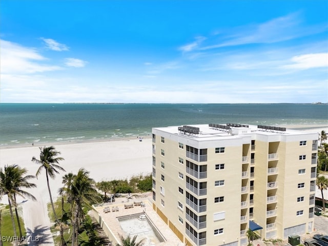 100 Estero Blvd Unit 633, Fort Myers Beach, FL 33931 - view of apartment building / complex with view of water and beach