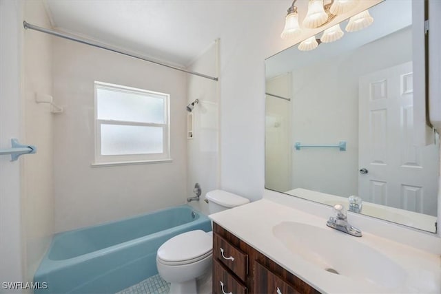 2590 Poinciana St, Naples, FL 34105 - full bath with shower / bath combination, vanity, and toilet