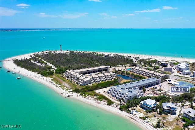 drone / aerial view of expansive beach