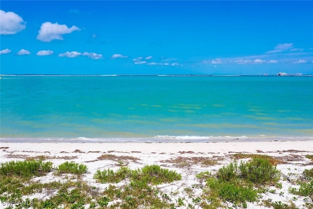 water view featuring nearby beach
